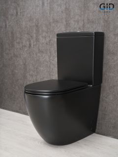 Унитаз напольный Gid Tn2188Bm 62250Y черный матовый 62.5x38.5x84